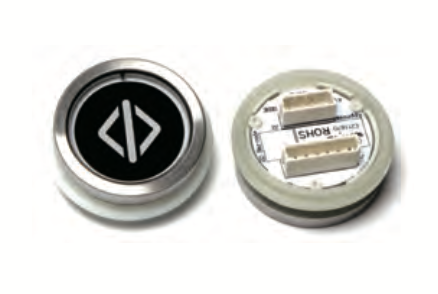 Kone black push button